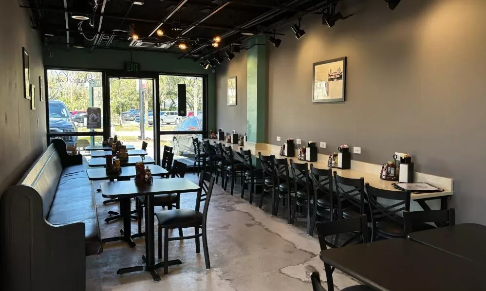 Tables and the long counter inside